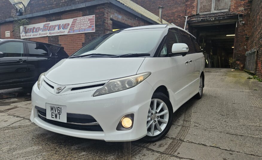 2012 TOYOTA ESTIMA G EDITION 2.4 7 SEATER 64k MILES 7 SEATER FRESH IMPORT!