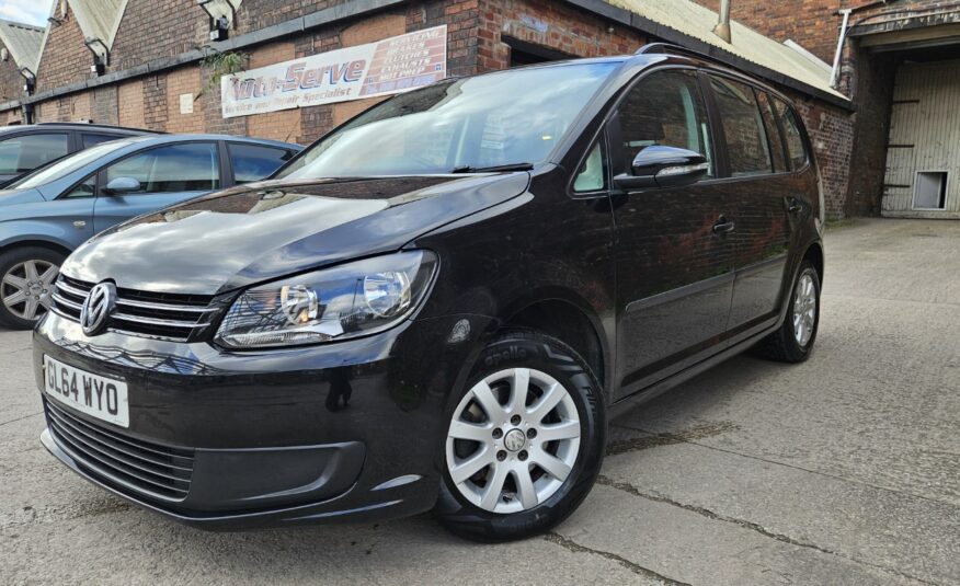 VOLKSWAGEN TOURAN S 1.6 TDI 105 BLUE MOTION TECH 6 SPEED 2014 7 SEATER MPV