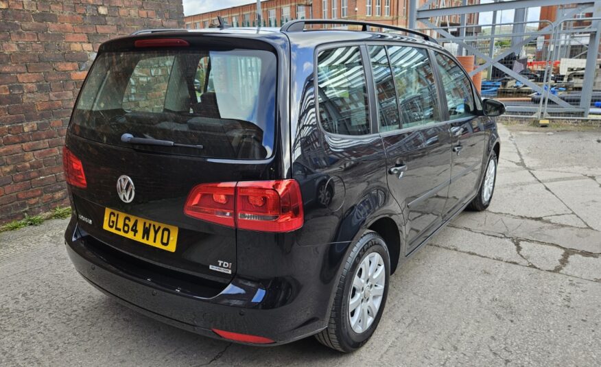 VOLKSWAGEN TOURAN S 1.6 TDI 105 BLUE MOTION TECH 6 SPEED 2014 7 SEATER MPV