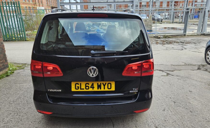 VOLKSWAGEN TOURAN S 1.6 TDI 105 BLUE MOTION TECH 6 SPEED 2014 7 SEATER MPV